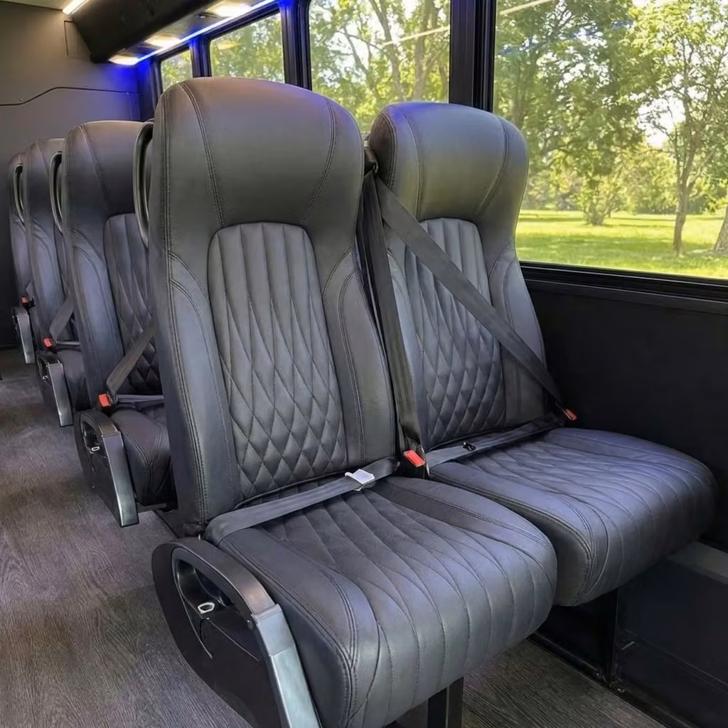 woodstock 20 passenger minibus high back seats