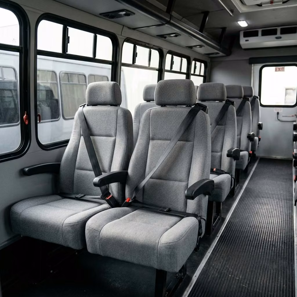 woodstock 35 passenger minibus reclining seats
