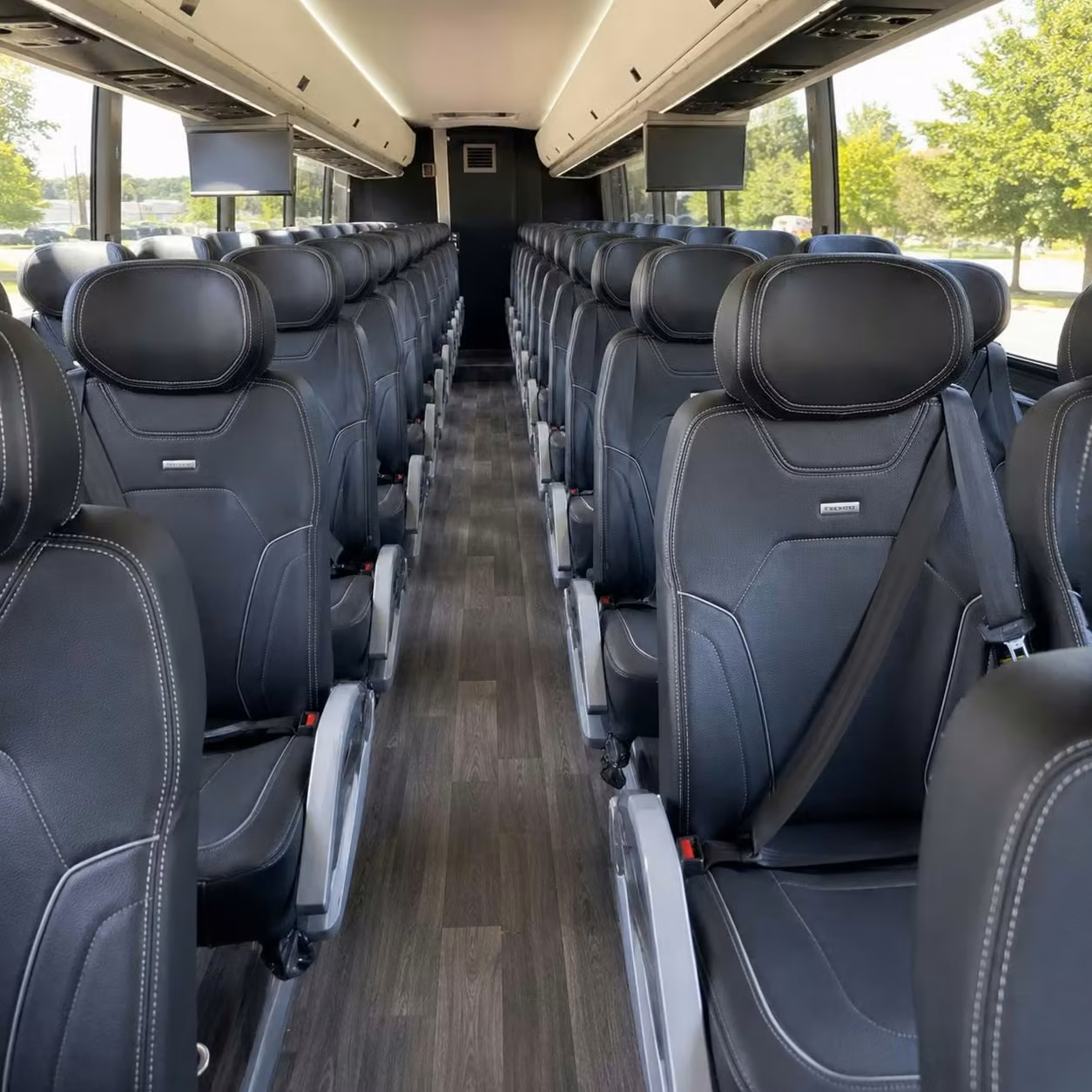 woodstock charter bus interior 2