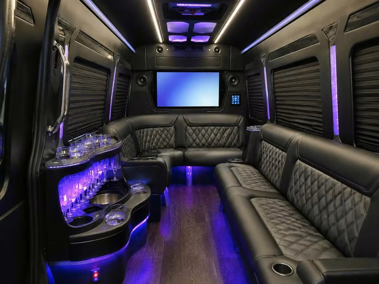 woodstock party bus smart tvs