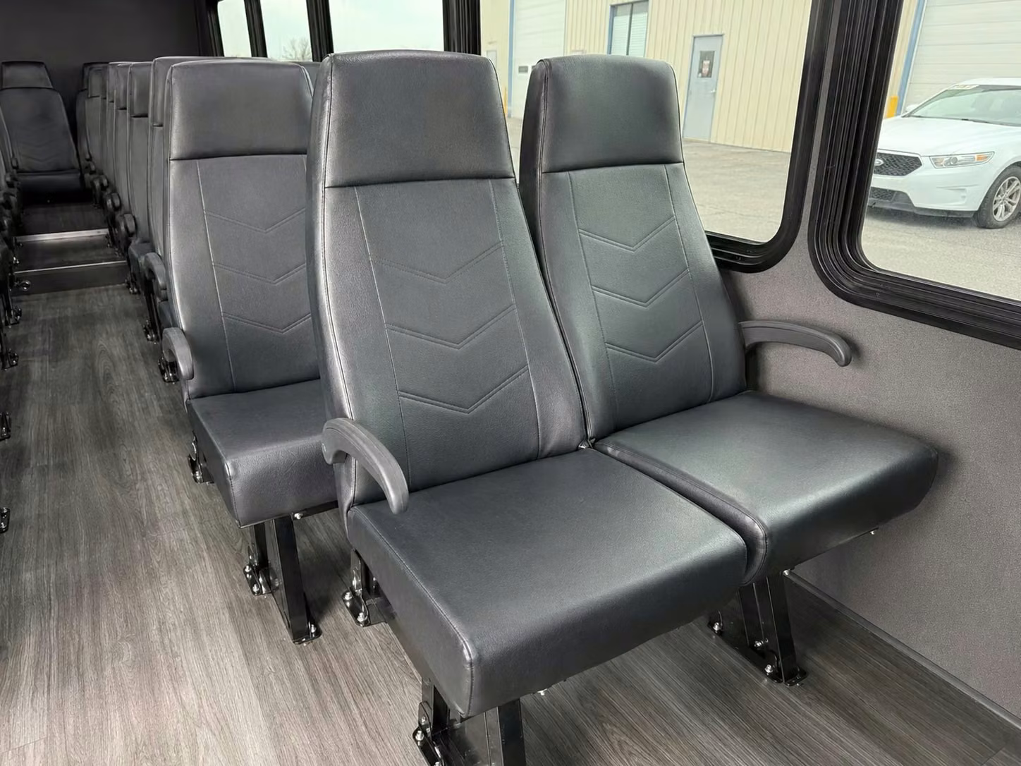 15 passenger minibus inside