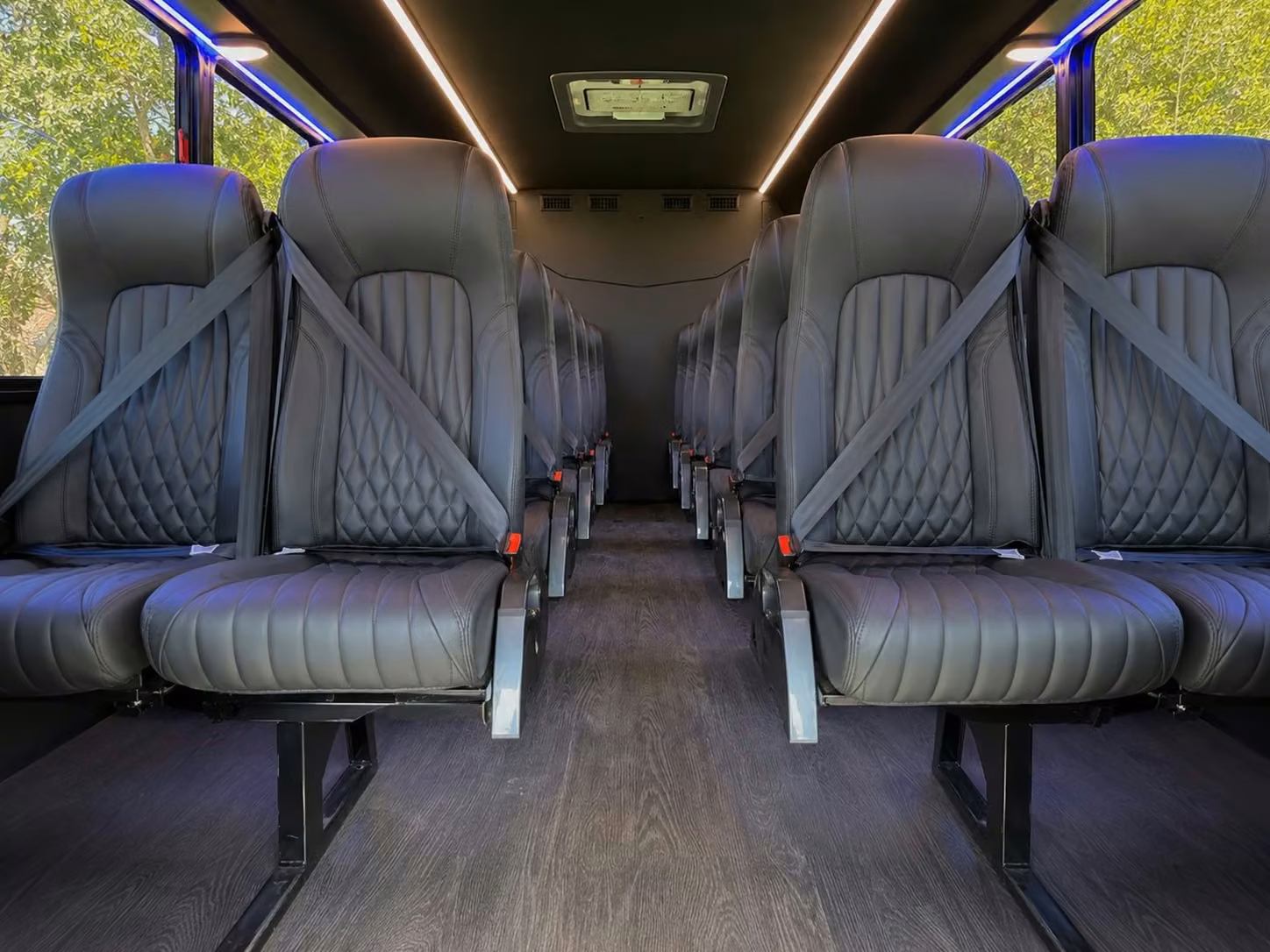 20 passenger minibus interior